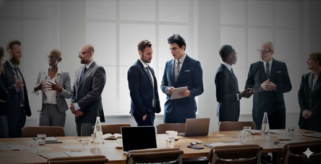 Business Meeting Video Background